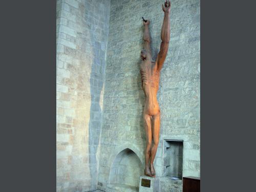 Le Christ de Zadkine : glise de Caylus